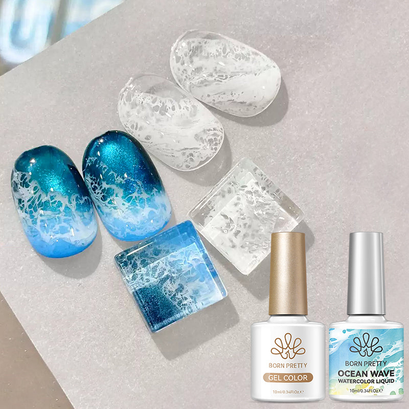 Ocean Wave Watercolor Liquid Set
