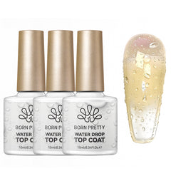 3 Bottles Water Drop Top Coat 10ml