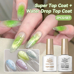 Super & Water Drop Top Coat Set 10ml