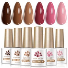 6 Colors Gel Set S65 Fresh Look 7ml