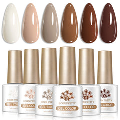 6 Colors Gel Set S67 Cocoa Night 7ml