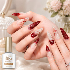 Reflective Glitter Gel SZ71 Amber Gilt 10ml