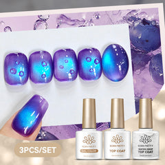 Water Drop Top Coat & Cat Magnetic Gel MY297