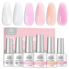 6 Colors 8 in 1 Builder Gel 7ml