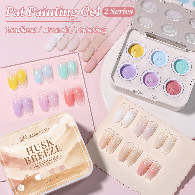 6 Colors Pat Painting Gel