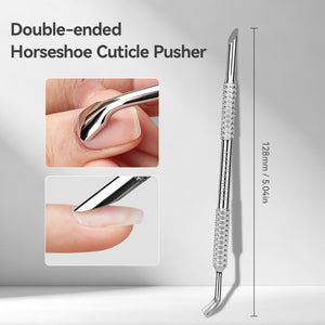 Double-ended Horseshoe Cuticle Pusher