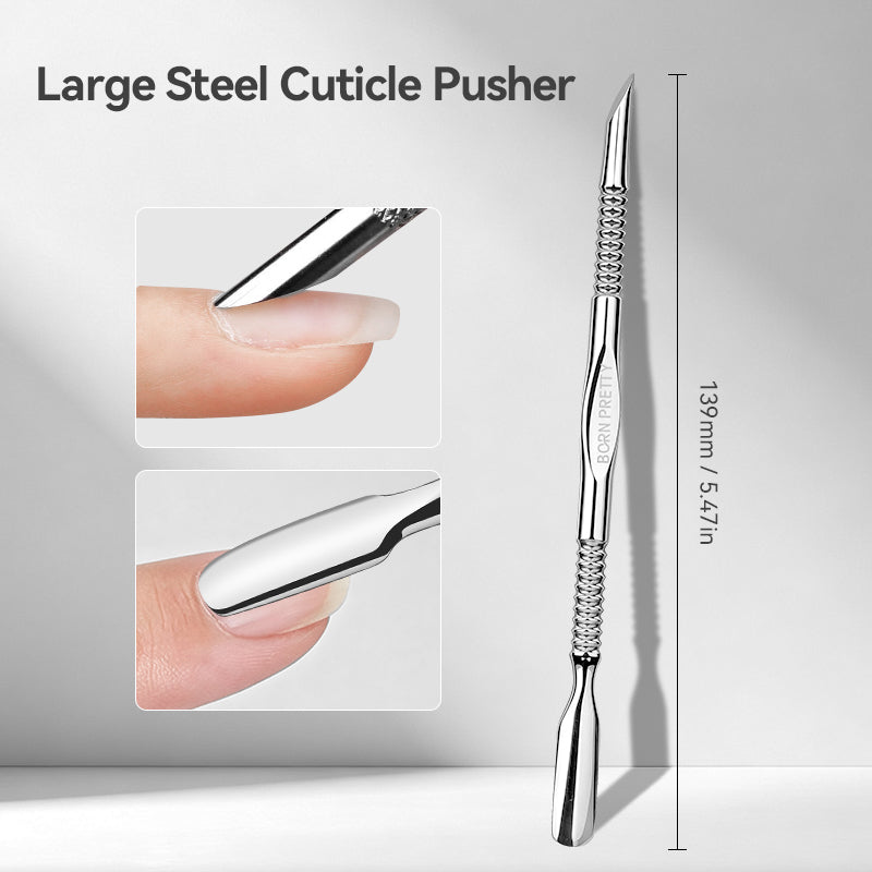 Large Steel Cuticle Pusher