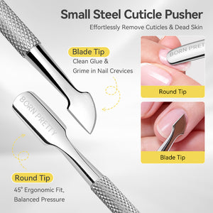 Small Steel Cuticle Pusher