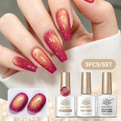Water Drop Top Coat & Cat Magnetic Gel MY552