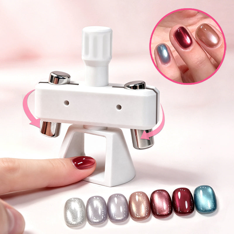 White Rotating Stand Strong Magnet Automatic Cat Magnetic Tool
