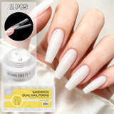 Low Heat Builder Gel & Dual Nail Forms Set