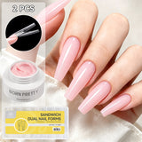 Low Heat Builder Gel & Dual Nail Forms Set