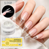 Low Heat Builder Gel & Dual Nail Forms Set