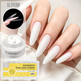 Low Heat Builder Gel & Dual Nail Forms Set