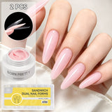 Low Heat Builder Gel & Dual Nail Forms Set