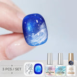 3pcs Ocean Wave Cat Magnetic Gel Set 10ml
