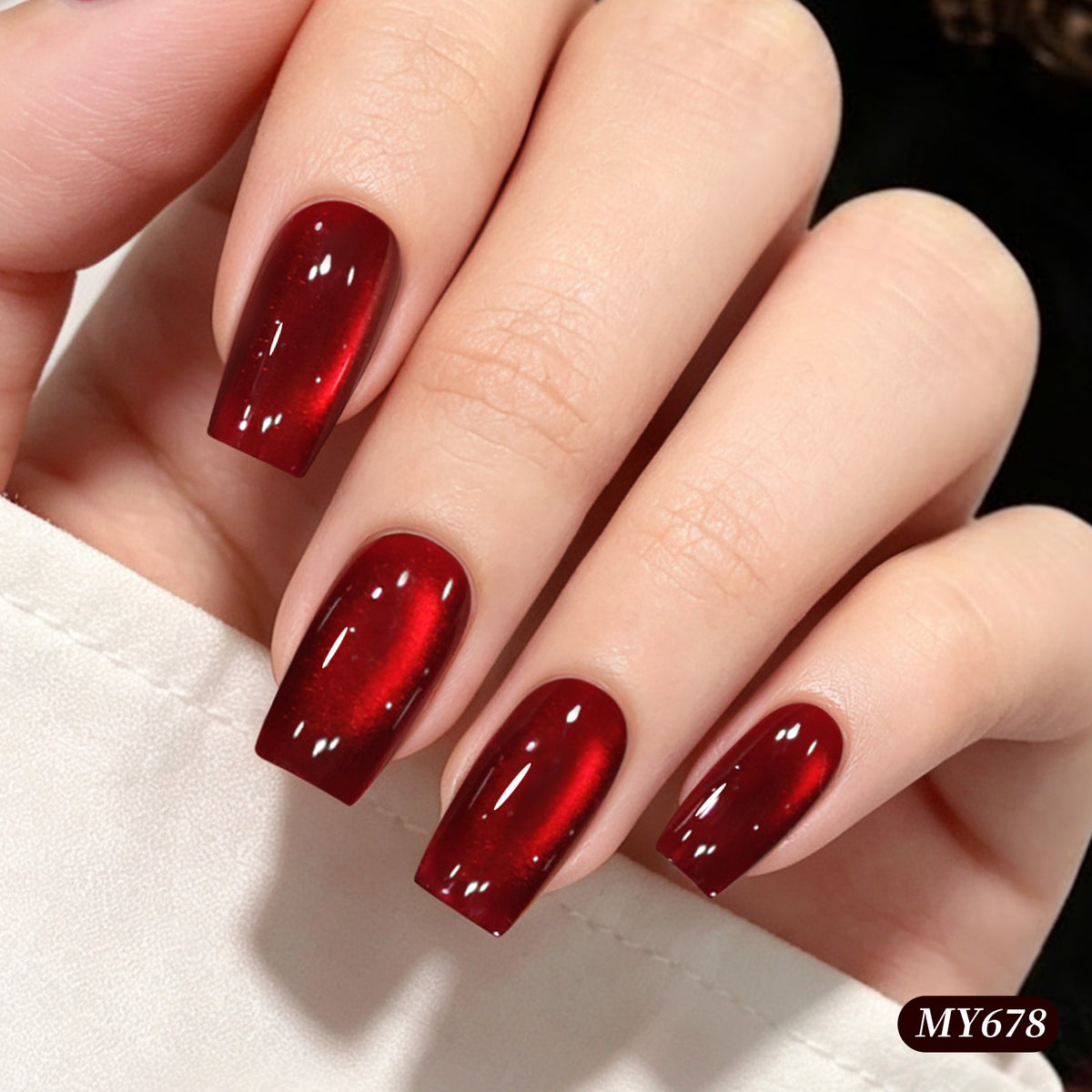 6 Colors Glass Cat Magnetic Gel M90 Beneath Mount Fuji 7ml Gel Nail Polish BORN PRETTY 