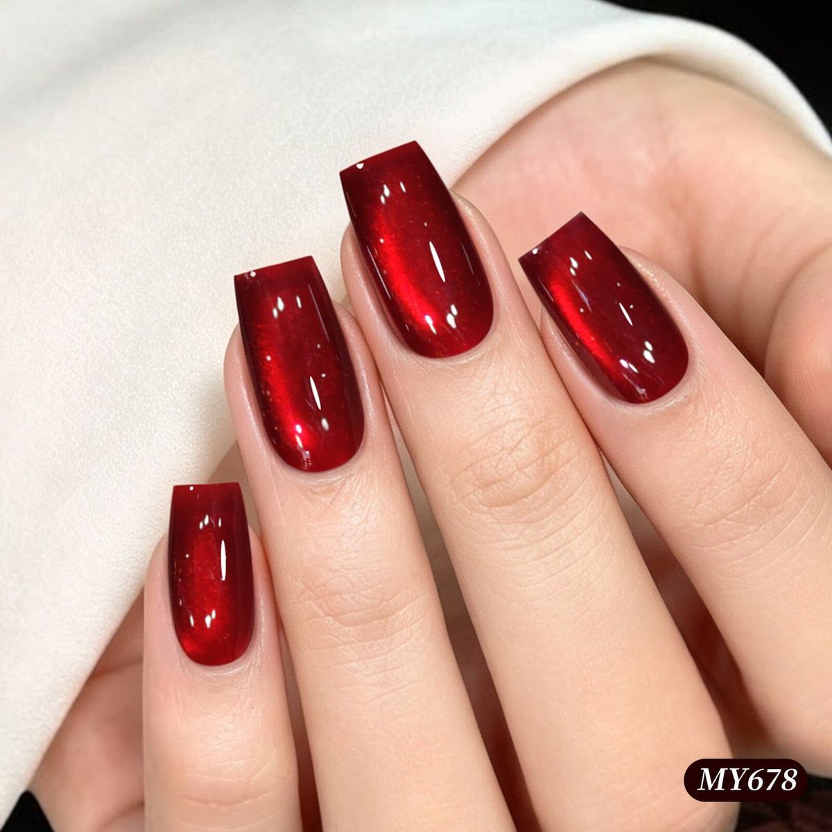 6 Colors Glass Cat Magnetic Gel M90 Beneath Mount Fuji 7ml Gel Nail Polish BORN PRETTY 