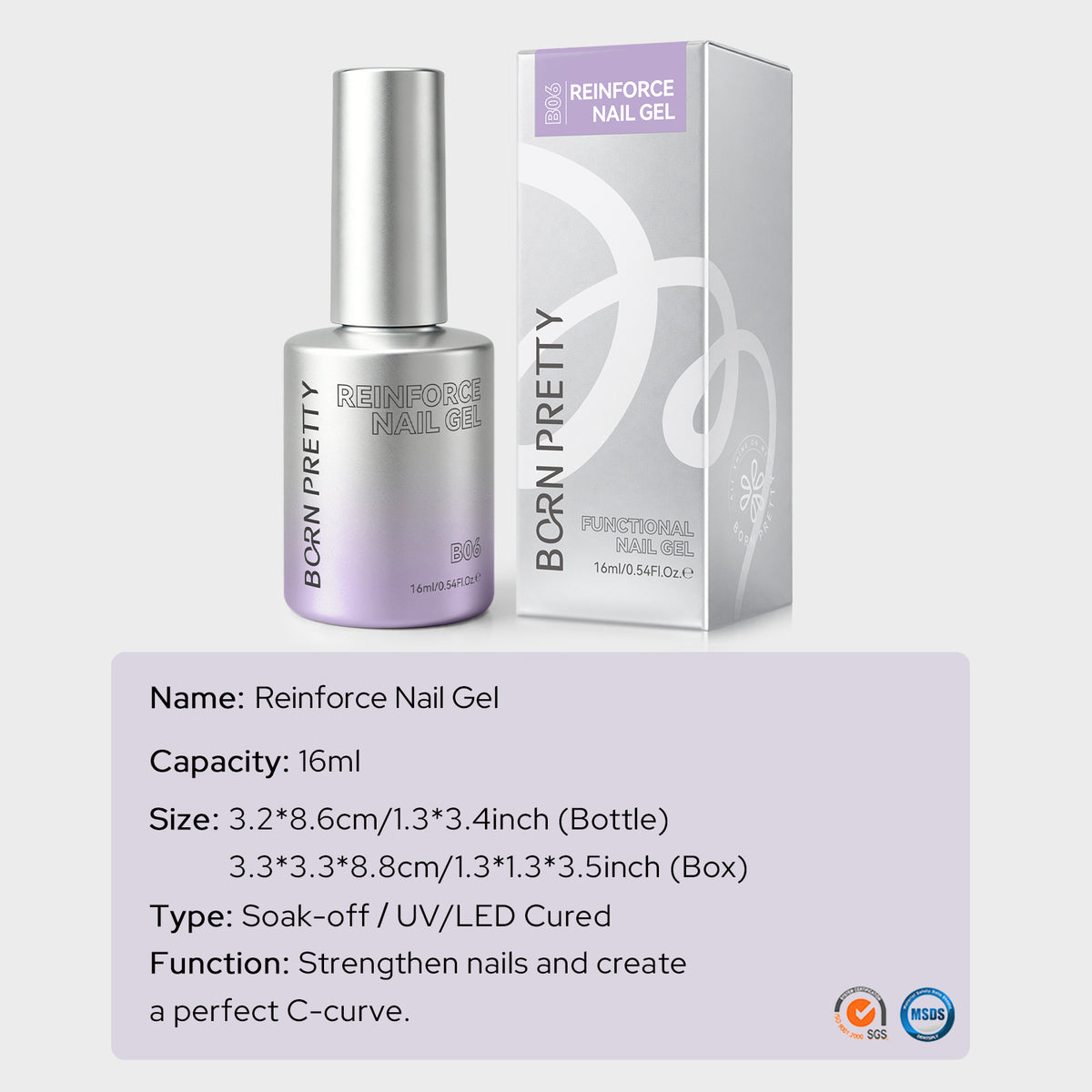 Reinforce Nail Gel B06 16ml