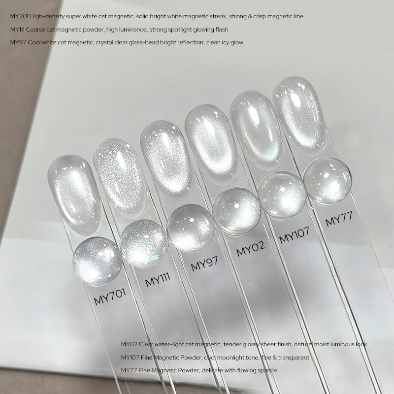 Water Light Cat Magnetic Gel MY701 Super White 10ml