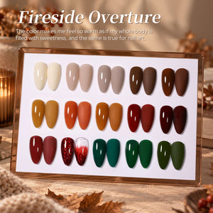 15 Colors Nail Polish Set Fireside Overture 7ml Nail Polish BORN PRETTY 