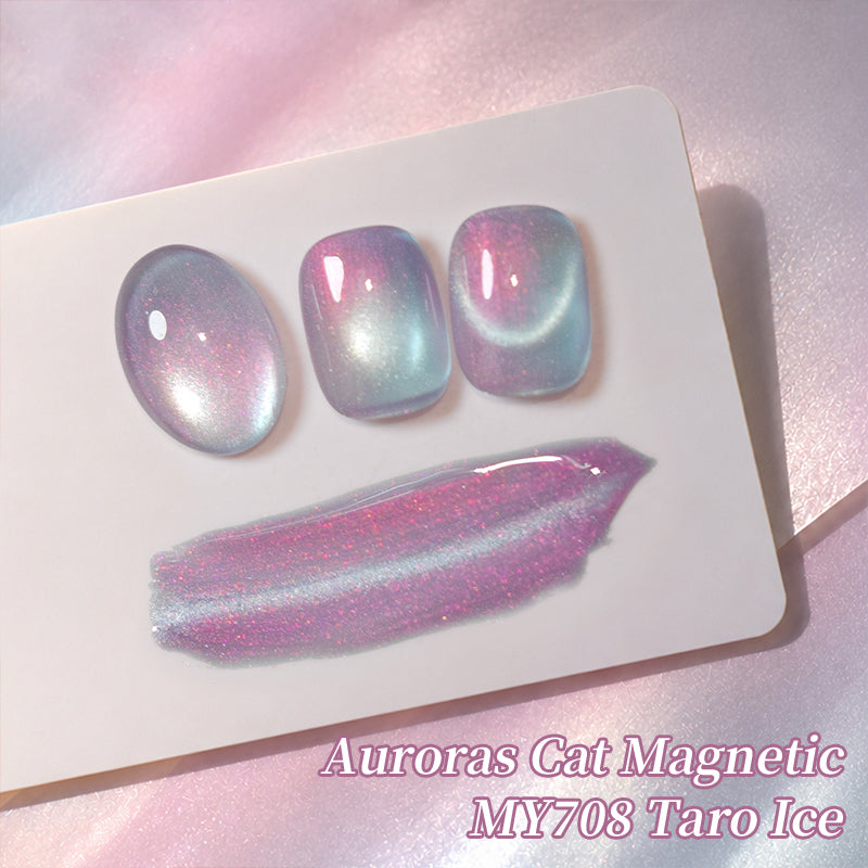 Auroras Cat Magnetic Gel MY708 Taro Ice 10ml