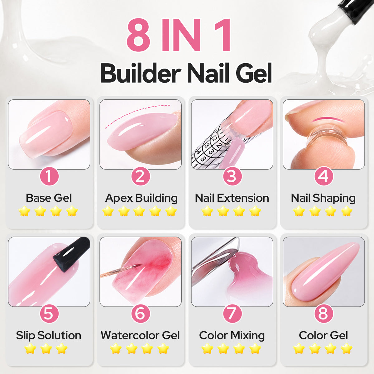 8 IN 1 Builder Gel B12 15ml