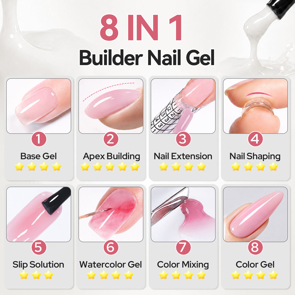 8 IN 1 Builder Gel B14 15ml