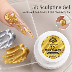 Silver 5D Sculpting Gel & Carving Pen
