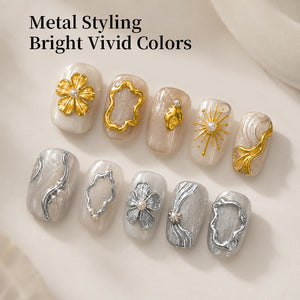 5D Sculpting Gel Metallic Gold Silver 5ml