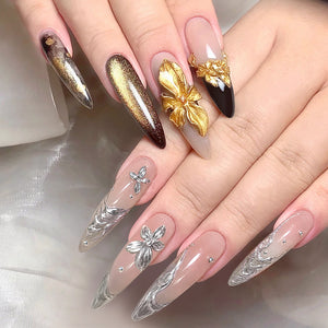 5D Sculpting Gel Metallic Gold Silver 5ml