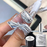 2pcs Set Watercolor Nail Polish & Sculpting Gel