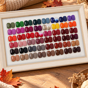 48 Colors Gel & 4 Base Top Coat Set S75 Autumn Edit 5ml