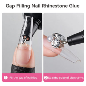 Gap Filling Nail Rhinestone Glue 15ml Gel Nail Polish BORN PRETTY 