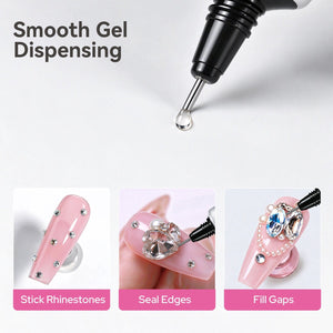Gap Filling Nail Rhinestone Glue 15ml Gel Nail Polish BORN PRETTY 