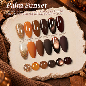 6 Colors Gel Set S76 Palm Sunset 7ml