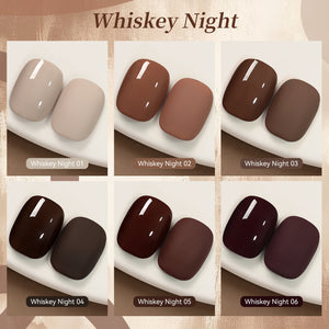 6 Colors Gel Set S77 Whiskey Night 7ml