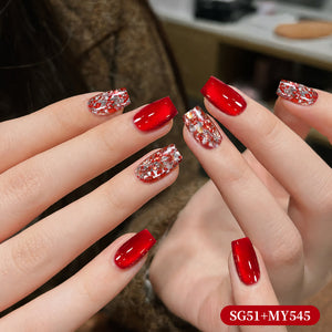 2pcs Set Cat Magnetic Gel &  Glitter Gel