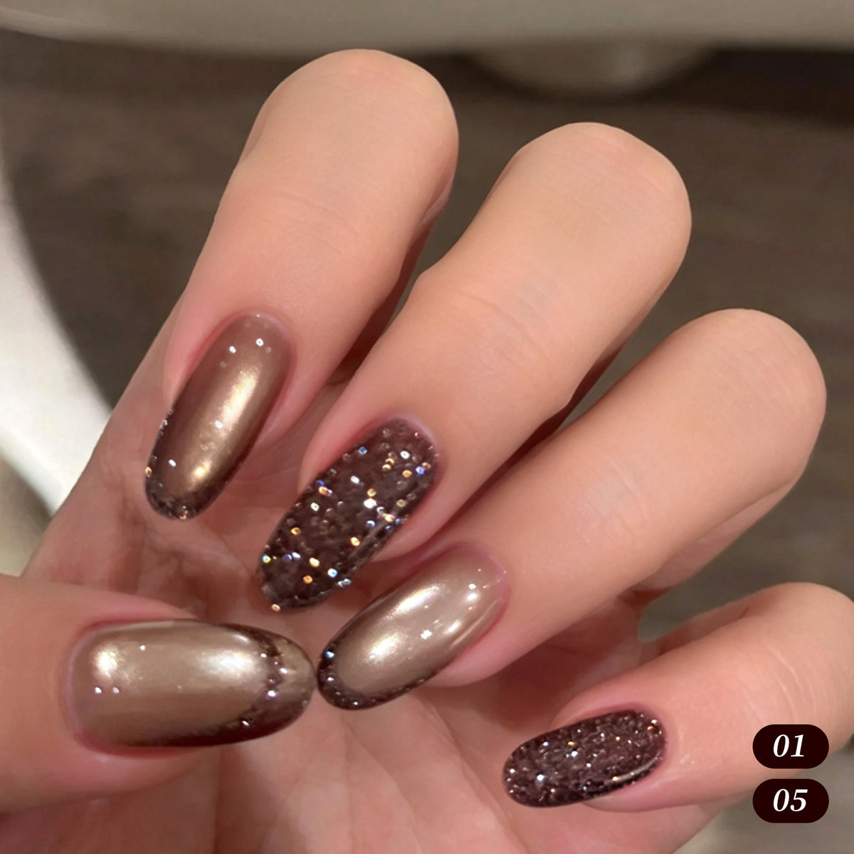 6 Colors Gel Set S79 Cocoa Crushed 7ml