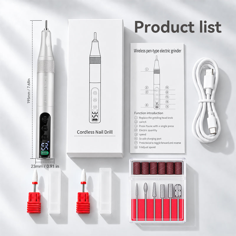 35000RPM Rechargeable Electric Nail Drill