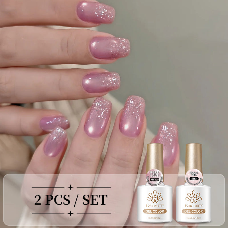 2pcs Set Cat Magnetic Gel & Jelly Gel 10ml