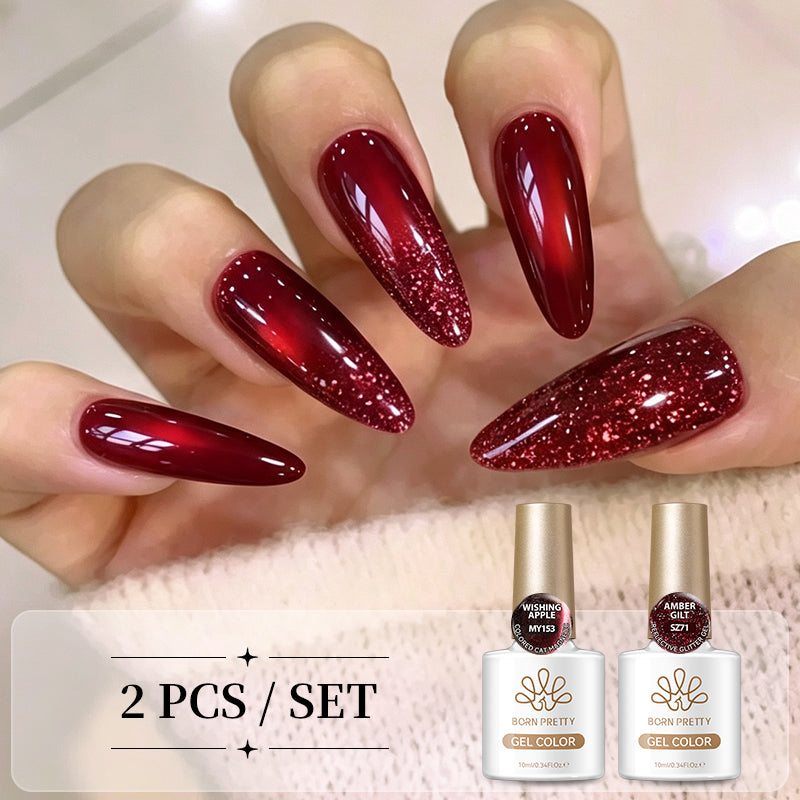 2pcs Set Cat Magnetic Gel & Jelly Gel 10ml