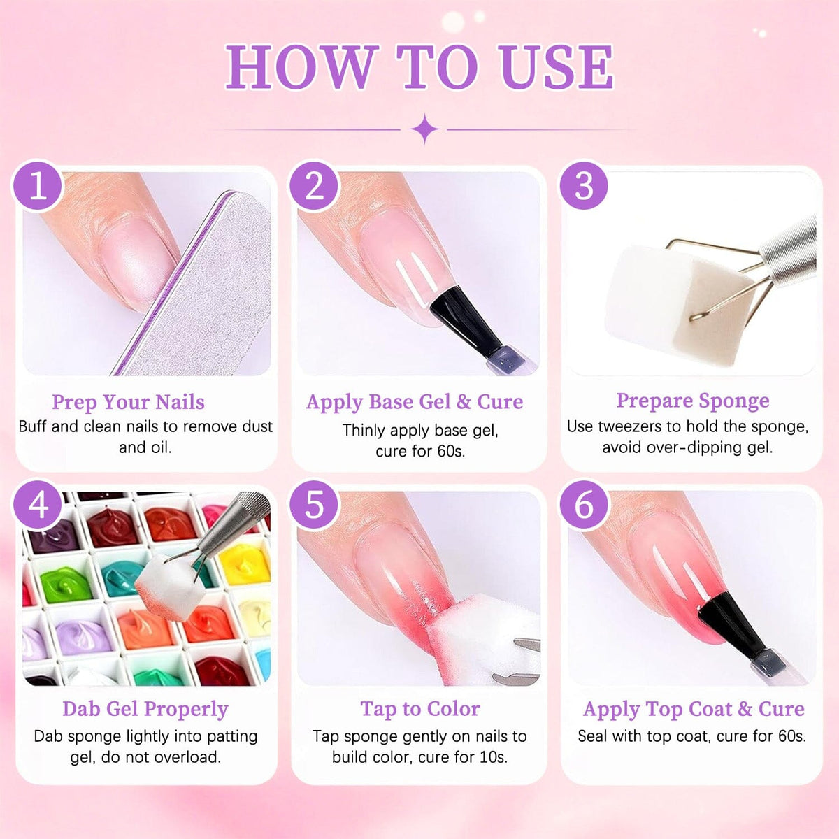 60 Colors Pat Painting Gel Set Gel Nail Polish No Brand 