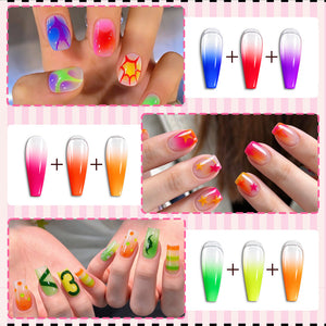 9 Colors Pat Painting Gel Prism Page Gel Nail Polish BORN PRETTY 