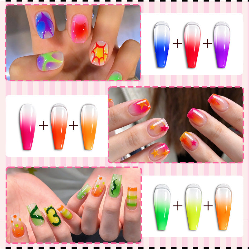9 Colors Pat Painting Gel Prism Page Gel Nail Polish BORN PRETTY 
