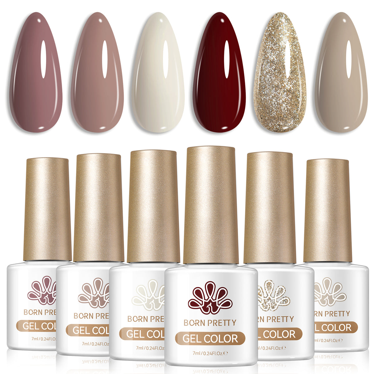 6 Colors Gel Set S87 After Hours 7ml