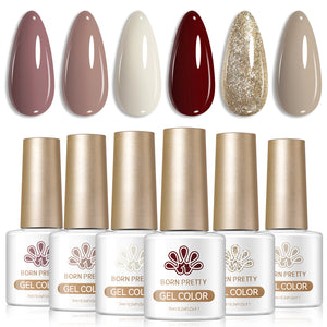 6 Colors Gel Set S87 After Hours 7ml
