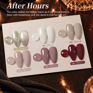 6 Colors Gel Set S87 After Hours 7ml