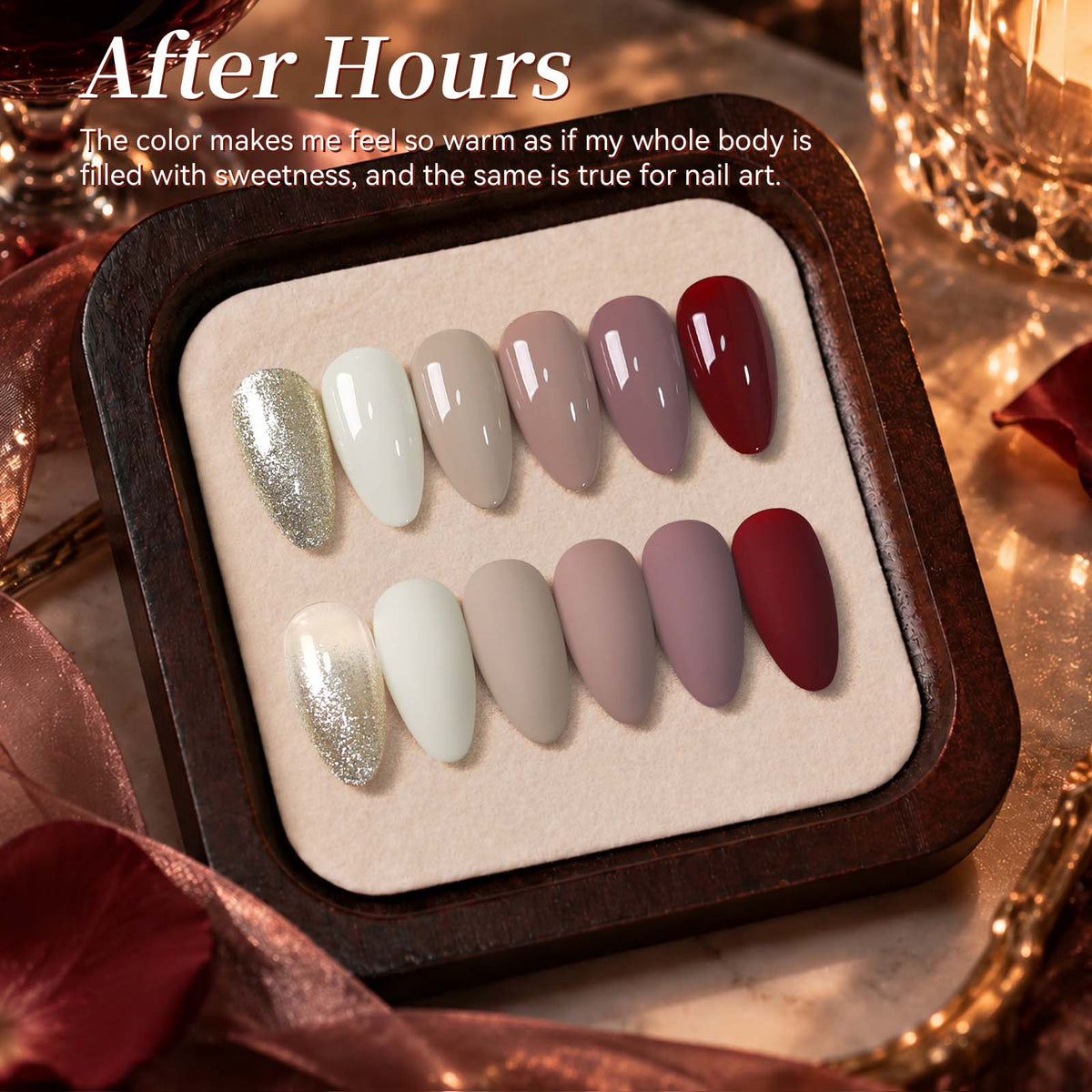 6 Colors Gel Set S87 After Hours 7ml