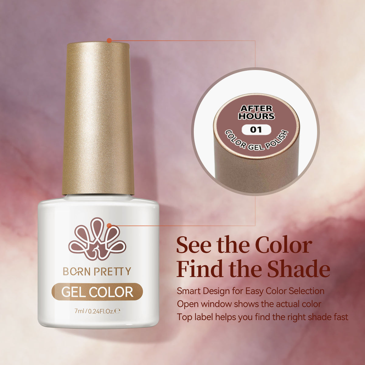 6 Colors Gel Set S87 After Hours 7ml